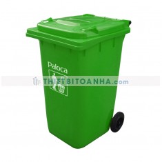 Thùng rác nhựa HDPE màu xanh lá