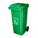 thùng rác nhựa hdpe 120 lít màu xanh lá