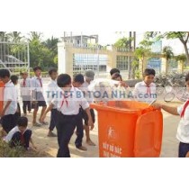 Mẫu thùng rác thích hợp sử dụng tại trường học 